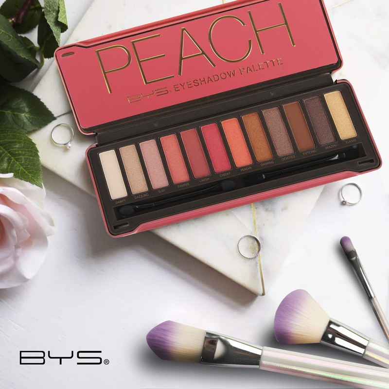 Bys Cosmetics Paleta 12 Sombras Opacas y Metalicas, Roba Miradas,