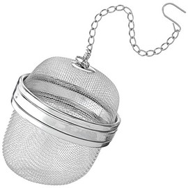 Staedter 702059 Tea and Spice Ball with Chain, 6.5 cm, Stainless Steel Silver, 30 x 30 x 30 cm