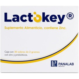 PANALAB Lactokey Suplemento Zinc Y Probióticos Caja 30 Sobres De 2g