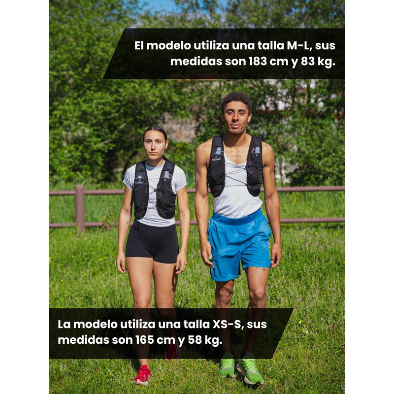 Chaleco Trail Running (Black, XL)