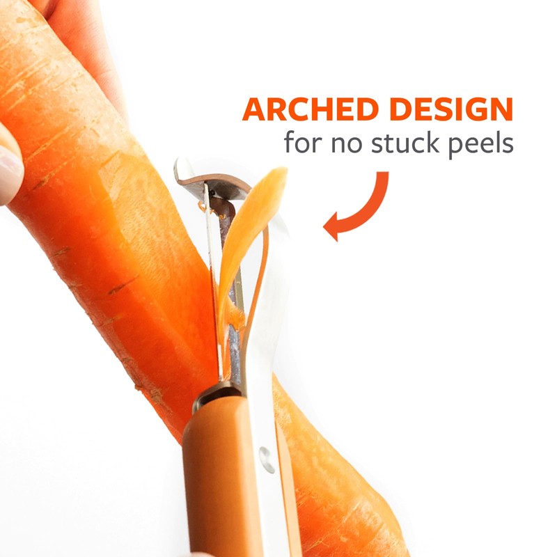 Full Circle Peel Out, Smooth Glide Straight Fruit and Vegetable