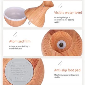 Generic ZenAroma Modern Woodgrain Diffuser (Affordable Price!!), Light Brown, HX-036-usb