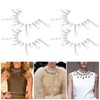 4Pcs Crystal Claw Chain Trimming Fringe Simulation Diamond Chain for