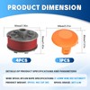 CHIHOLEN Pack of 4 Grass Trimmer Line Spool Compatible with