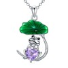 LONAGO Frog Necklace for Women 925 Sterling Silver Cute Frog