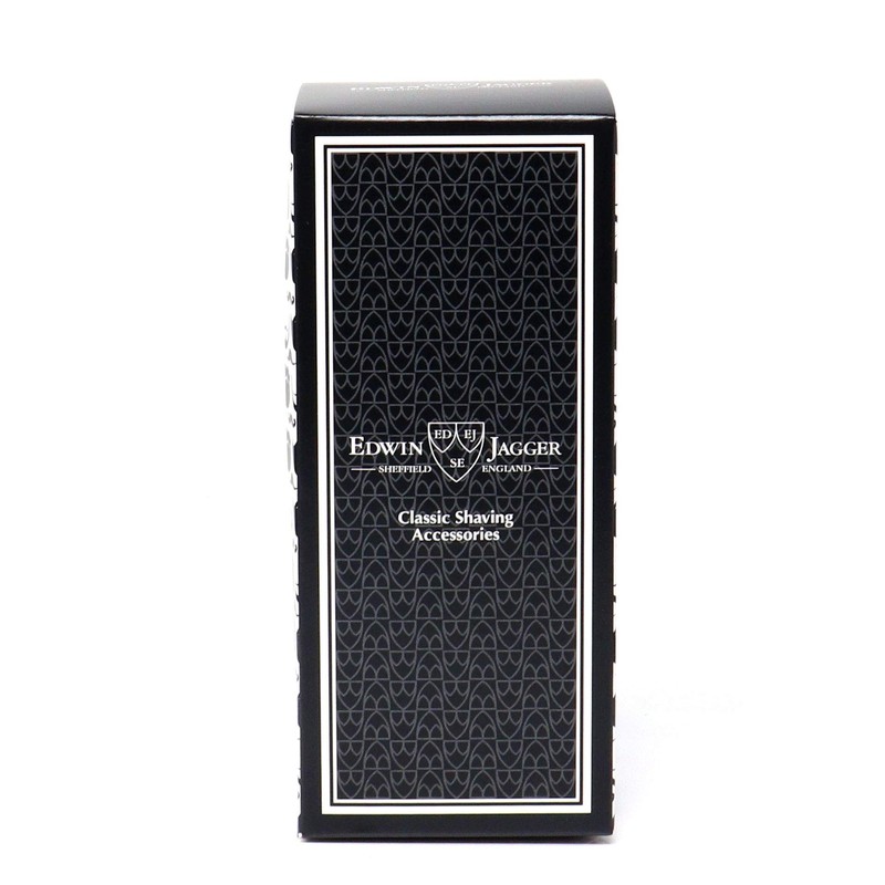 Edwin Jagger 21P33 Imitation Tortoiseshell Shaving Brush (Black Synthetic)