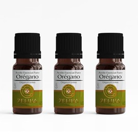 3 Aceites Esenciales de Orégano Puro ZELIHA, Origanum Onites, 15ml, 70% Carvacrol, Origen Turco