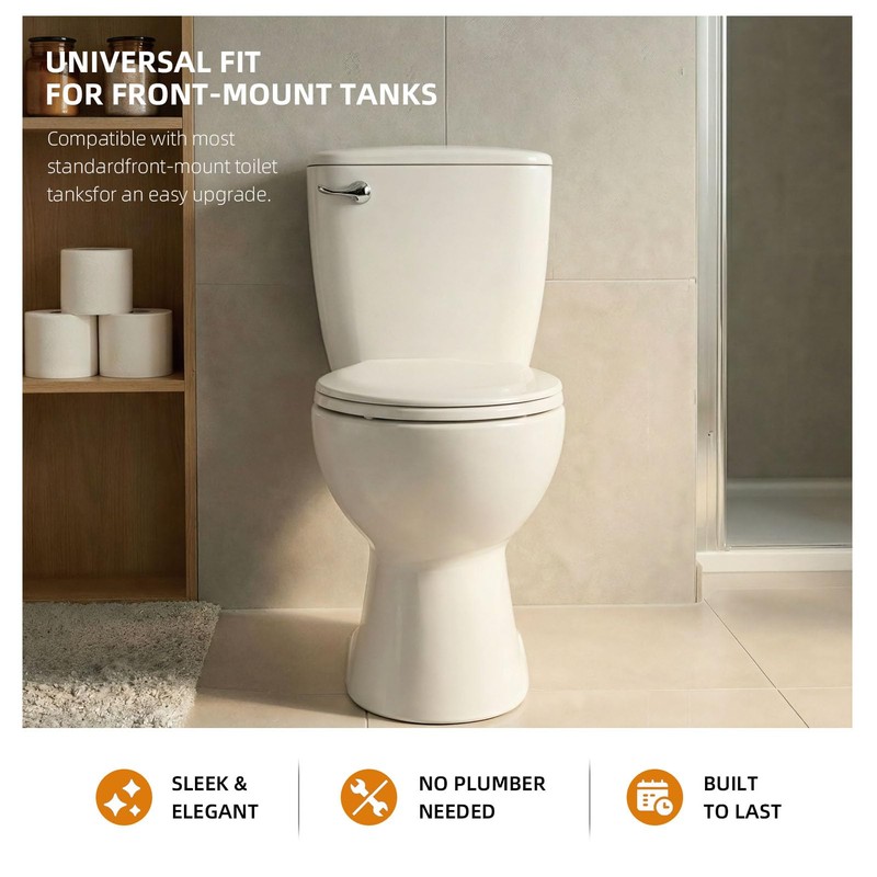 GDHeHKJi Universal Toilet Tank Handle Replacement, Front Mount Flush Lever