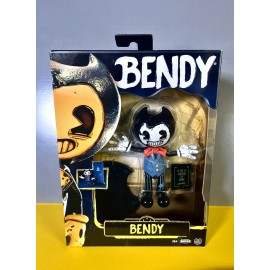 Phatmojo 2024 JAKKS Pacific Bendy & The Ink Machine - BENDY (w/ Toy Train) - FULL COLOR