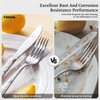 HIKAA Gift Wrap Silverware Set Stainless Steel Flatware Set for