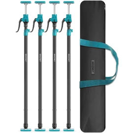 MAXENIKIT Third Hand Support Pole Heavy Duty, Cabinet Jacks for Installing Cabinets with 200 LBS Capacity and Expand from 49-1/5 to 114-1/5 in, 4-PC