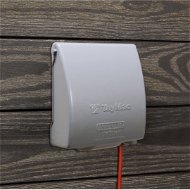 TayMac MX7280S EXTRA DUTY Gray 2-Gang Expandable Weatherproof In-Use 2-in to 3-1/2-in. Electrical Outlet Cover Vertical, Outdoor Outlet Cover for Electrical Box, U-Fast Configuration