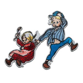 Mono-Quick 1806x Michel from Lönneberga appliqué, iron-on patch, patch, Ida (18061 - Michel with Ida)