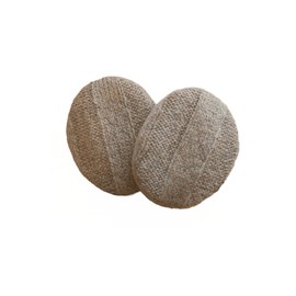 Sprigs Soft Knit Earbags Earmuffs For Winter Women, Bandless Ear Warmers, Fashion Ear Muffs -Sand