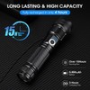 ALSTU Rechargeable 99,000 High Lumens Flashlight - 2Pack Bright LED