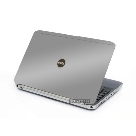 Unbranded/Generic SILVER GRAY Vinyl Lid Skin Cover Decal fits Dell Latitude E5520 Laptop