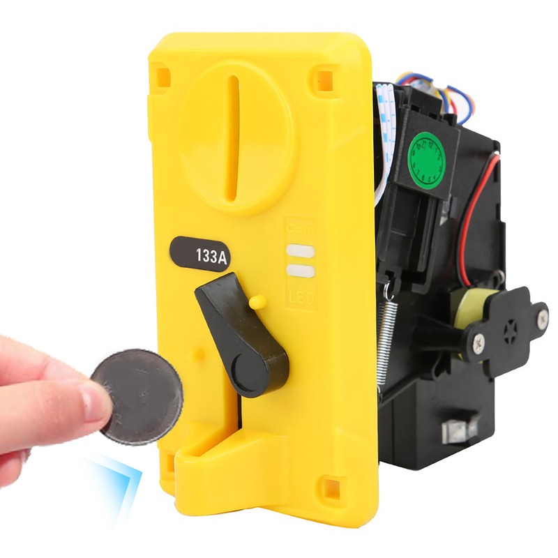 Comparative Coin Selector Box Acceptor CPU with LED Light Flip