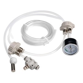 Hsthe Sea Aquarium CO2 System Kit DIY Aquarium Planting Tank CO2 System Pro Tube Valve Gauge Bottle Cap Kit