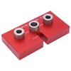 Wood Doweling Jig Drill Guide 3 in 1 Locator Hole