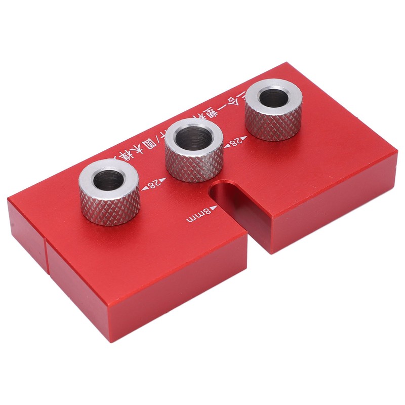 Wood Doweling Jig Drill Guide 3 in 1 Locator Hole