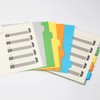 Kinstar Index File Divider Cards A4, 5 Tabs, 20 Sets