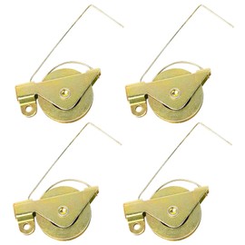 4 Pack Sliding Screen Door Tension Spring for Arcadia Style Rollers, Replaces B 515, B 714 and B 796, 1-1/4" Concave Steel Ball Bearing Roller, Used on Both Top and Bottom