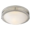 Design House 503284 2-Light Indoor Ceiling Mount Dimmable Alabaster Glass