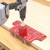 Shelf Pin Hinge Jig, 2 in 1 Self Contained Clamping