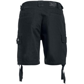 Black Premium by EMP Women's Black Cargo Shorts, black
