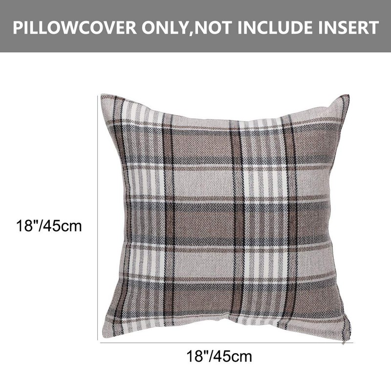sourcing map Set of 2 Buffalo Check Plaid Throw Pillow
