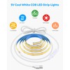 Aclorol USB COB LED Strip Light 1M Dimmable LED TV
