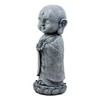 Ebros Japanese Namaste Praying Jizo Monk Standing On Lotus Flower