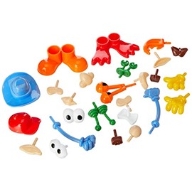 Creativity Street Modeling Dough and Clay Body Parts, Assorted