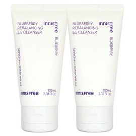 Innisfree 2/3/4개/이니스프리 블루베리 리밸런싱 5.5클렌저 100ml [블루베리 리밸런싱 5.5 클렌저 100ml 1+1(2개)] Innisfree Blueberry Rebalancing 5.5 Cleanser 100ml [Blueberry Rebalancing 5.5 Cleanser 100ml 1+1 (2 pieces)]