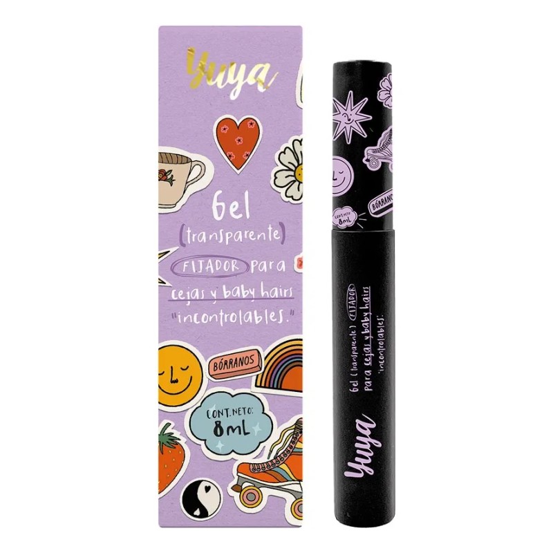 Gel Fijador De Cejas Transparente Larga Duración 8ml Yuya Agua