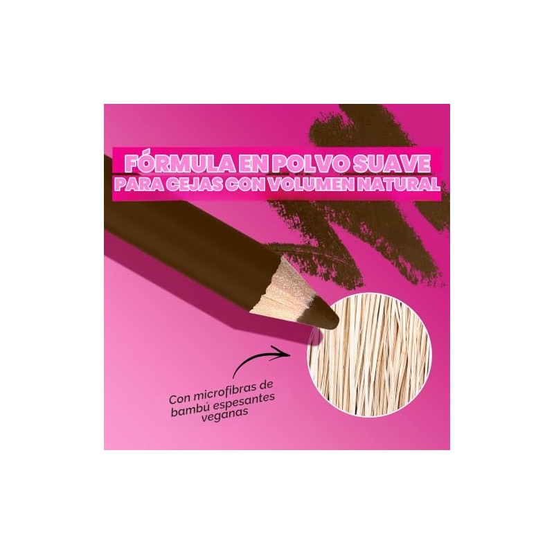 Nyx Professional Makeup, Powder Louder Brow Pencil, Lápiz de Cejas,