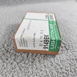 Lightolier Lytespan Track Lighting Coupler 9149BK Matte Black 9100 Series