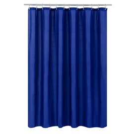 Navy Blue Extra Long Waterproof Shower Curtain Liner 71x79 Inches – Durable Plastic with Rust-Resistant Grommets, Machine Washable, Lightweight Opaque PEVA for Shower or Bathtub