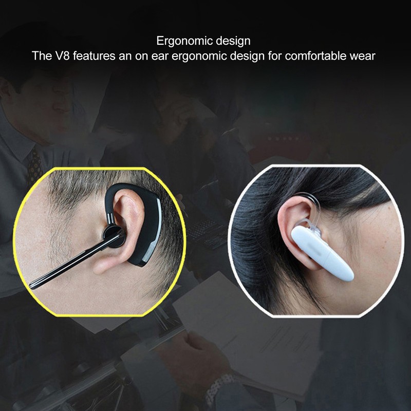 Bluetooth Earpiece Multifunction Noise Canceling Hands Free Call Built in