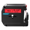 tonerprof 20× Black On Red Label Maker Tape Fits For