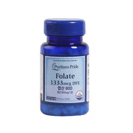 Puritan's Pride 엽산 800 (250정/8개월) Folic Acid 800 (250 Tablets/8 Months)