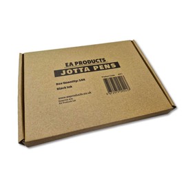 Essential Arts Jotta Pen for Golf, Bookies, Bingo, Bridge, Schools. 2 x 144 Boxes (288 total) Half Size Black Ink Pens