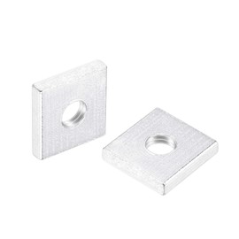 uxcell Square Nuts, M4x10mmx2mm Zinc-Plated Metric Coarse Thread Assortment Kit, 25 Pcs