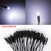 YIXISI 100 PCS 3mm LED Diodes Light with Diffused Colored