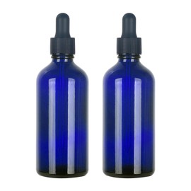 Magic Season Essential Oil Bottles (Blue / 100ml with Dripper / Pack of 2)