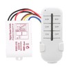 ON/OFF AC180-240V Wireless Receiver Lamp Light RF Remote Control Switch(4Way
