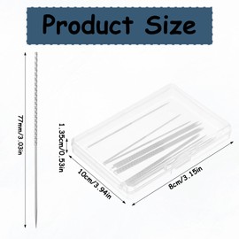 15 Pcs Snag Nab It 3.03 Inch Snag Repair Needle Tool Leather Craft Sewing Needles Snag Nab It Tool for Woven Knitted Fabric Cloth Garments Drapes