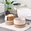 KAKAMAY Large Blanket Basket (20"x13"),Woven Baskets for storage Baby Laundry
