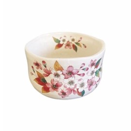 Ale-net Matcha Bowl, 3.7 x 2.6 inches (9.3 x 6.5 cm), Kohiki Sakuranomoto, Matcha Bowl Ceramic, Mino Ware, Made in Japan