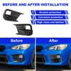 GearUp Fog Light Cover Driver and Passenger Side for WRX/WRX